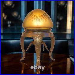 Art Deco Art Nouveau Table Lamp ART WIDOW Unique Collector's Item