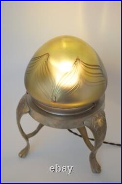 Art Deco Art Nouveau Table Lamp ART WIDOW Unique Collector's Item