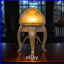 Art Deco Art Nouveau Table Lamp ART WIDOW Unique Collector's Item