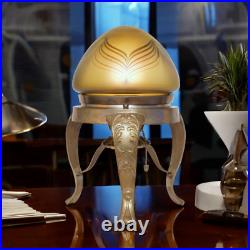 Art Deco Art Nouveau Table Lamp ART WIDOW Unique Collector's Item
