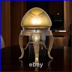 Art Deco Art Nouveau Table Lamp ART WIDOW Unique Collector's Item