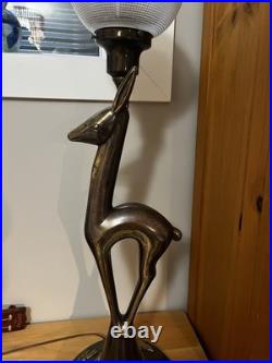 Art Deco Ashtray Stand Lamp