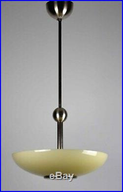 Art Deco Bauhaus Funktionalismus Deckenlampe Mattnickel