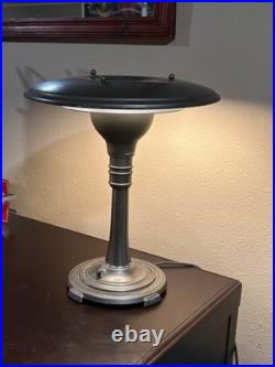 Art Deco Beautiful Desk Lamp Sight Light Corporation Deep River CT, circa 1940