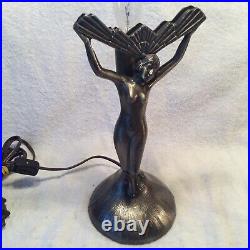 Art Deco Boudoir lamp Light Nude Woman Lady