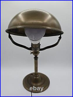 Art Deco Brass Faries Table/ Desk Lamp WithAdjustable Arm And Pivoting Shade READ