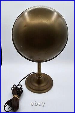Art Deco Brass Faries Table/ Desk Lamp WithAdjustable Arm And Pivoting Shade READ