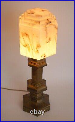 Art Deco Brass Lamp Table Light VANDERBILT TOWER Light