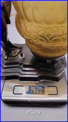 Art Deco Bronze Table Lamp See Description Art Deco Bronze Table Lamp See Description