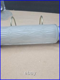 Art Deco Bullet Torpedo Skyscraper Lamps Headboard Lamp Boudoir 3 Lamp Set