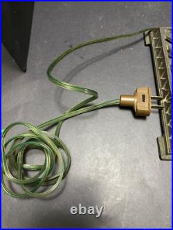 Art Deco Cast Iron LAMP Ornate Steampunk 2 Candle Arm Pull Chains Egyptian Reviv