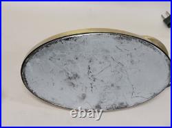 Art Deco Chrome Stork Table Lamp Skyscraper Bullet Shade vintage 1930s-50s