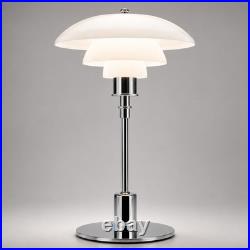 Art Deco Chrome Table Lamp Bauhaus Inspired Modern Luxury Accent Lighting