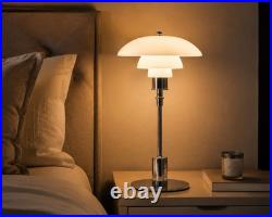 Art Deco Chrome Table Lamp Bauhaus Inspired Modern Luxury Accent Lighting