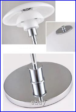 Art Deco Chrome Table Lamp Bauhaus Inspired Modern Luxury Accent Lighting