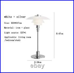 Art Deco Chrome Table Lamp Bauhaus Inspired Modern Luxury Accent Lighting