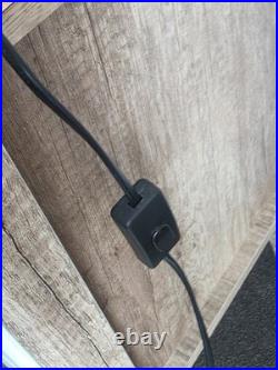 Art Deco Dancer Bronze Lady Figure Lamp Glass Shade VG Condition