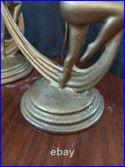 Art Deco Dancing Lady Small Table Lamp