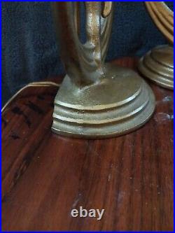 Art Deco Dancing Lady Small Table Lamp