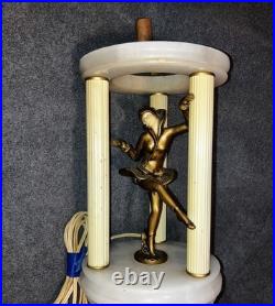 Art Deco Dancing Pixie Lamp Gerado by J. B. Hirsch