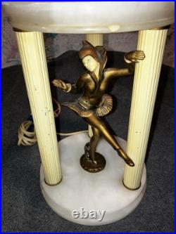 Art Deco Dancing Pixie Lamp Gerado by J. B. Hirsch