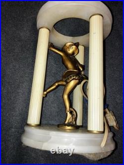 Art Deco Dancing Pixie Lamp Gerado by J. B. Hirsch