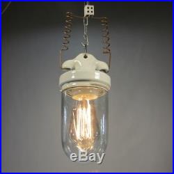 Art Deco Deckenlampe 60er Lampe Glaskolbenlampe Industrielampe Bauhaus Lampe
