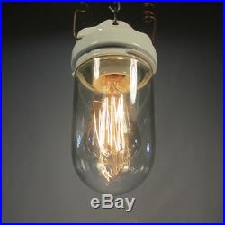 Art Deco Deckenlampe 60er Lampe Glaskolbenlampe Industrielampe Bauhaus Lampe