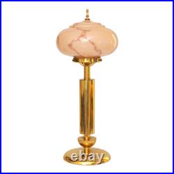 Art Deco Design Brass Lamp Berlin Unique Table Desk