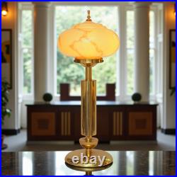 Art Deco Design Brass Lamp Berlin Unique Table Desk