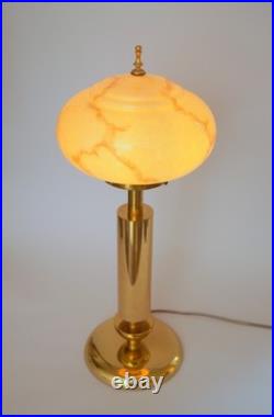 Art Deco Design Brass Lamp Berlin Unique Table Desk