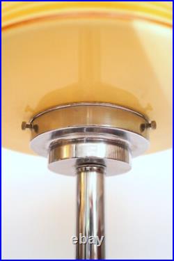 Art Deco Desk Lamp NOVA RELIANT Midcentury Unique Chrome Light