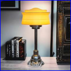 Art Deco Desk Lamp NOVA RELIANT Midcentury Unique Chrome Light