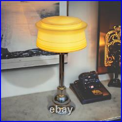 Art Deco Desk Lamp NOVA RELIANT Midcentury Unique Chrome Light