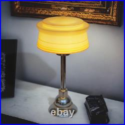 Art Deco Desk Lamp NOVA RELIANT Midcentury Unique Chrome Light