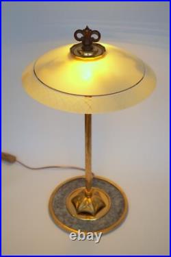 Art Deco Desk Lamp Slimmy Unique Specimen Brass Lamp Berlin