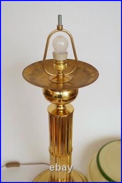 Art Deco Desk Lamp THE MAJESTIC Brass Lamp Unique 74Cm
