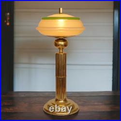 Art Deco Desk Lamp THE MAJESTIC Brass Lamp Unique 74Cm