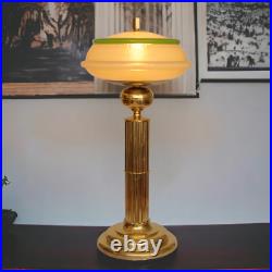 Art Deco Desk Lamp THE MAJESTIC Brass Lamp Unique 74Cm