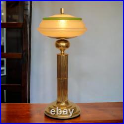 Art Deco Desk Lamp THE MAJESTIC Brass Lamp Unique 74Cm