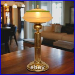 Art Deco Desk Lamp THE MAJESTIC Brass Lamp Unique 74Cm
