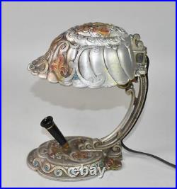 Art Deco Desk Lamp With Pen Holder Circa 1920's