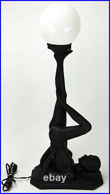 Art Deco Figural Nude Woman Lamp