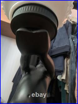 Art Deco Figural Table Lamp, Nude Woman By French Known Artist. Size 24x15x8