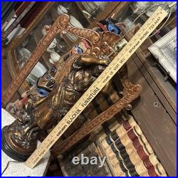 Art Deco Figural Woman Lamp Vintage Metal Table Lamp, Sculptural Lighting Art Deco Figural Woman Lamp Vintage Metal Table Lamp, Sculptural Lighting