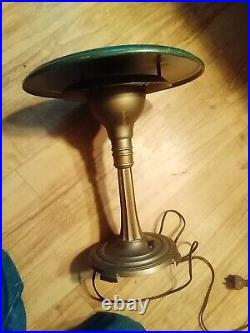 Art Deco Flying Saucer Ufo Desk Lamp Sight Light Corp Mechanic Age Rare 1940, S