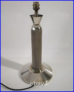Art Deco Galuchat Bronze & Brass Lamp A. G. Stamp Stingray Lamp