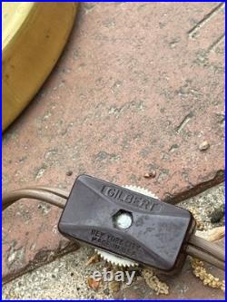 Art Deco Gilbert Rohde Mutual Sunset Lamp Co Machine Age Glass Rod No Shade