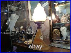 Art Deco Glass figure lamp