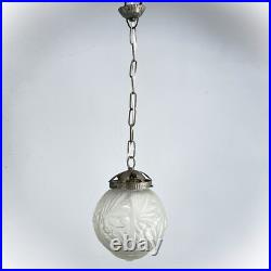 Art Deco Hanging Lamp Chandelier Ceiling Light Sphere Lamp Light 1930s